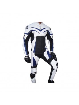 Blue White One piece suit